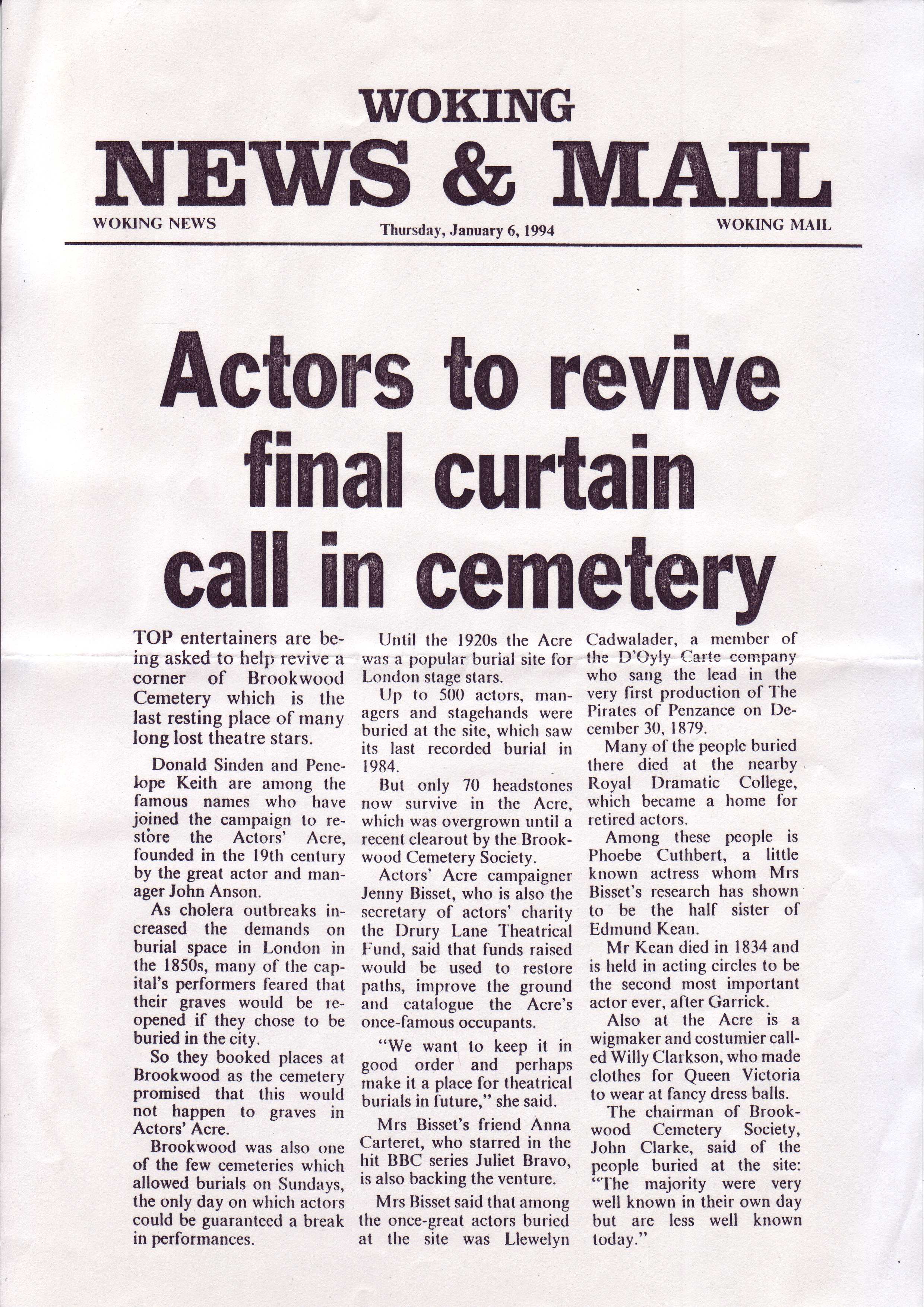 Woking News & Mail, 06.01.1994